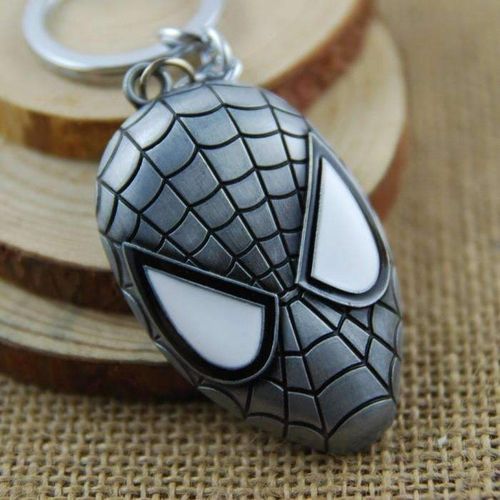 Generic Spiderman Mask Cool Metal Key Chain