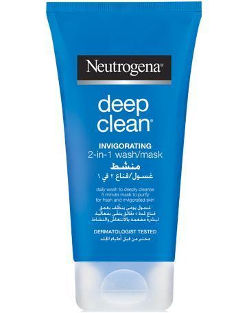 Neutrogena Deep Clean Invigorating 2-In-1 Face Wash And Mask 150ml