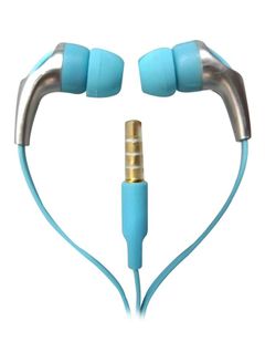 Yison Ultra Sound Portable Stereo Earphones Blue/Silver
