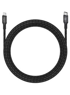 Momax Tough Link Lightning To Type-C Data Sync And Charging Cable 1.2meter Black/Grey
