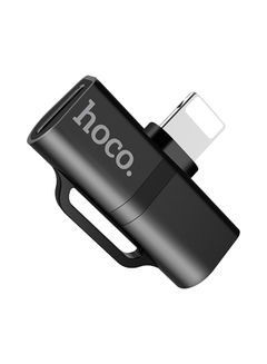 Hoco Lightning Digital 3.5 Audio Converter 30x22x9millimeter Black