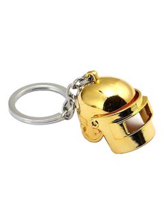 Generic Pubg Game Metal Key Chain Gold/Silver