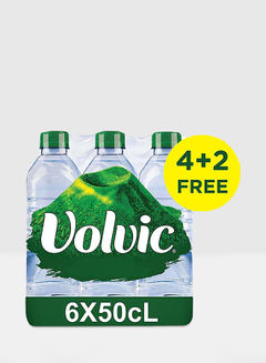 Volvic Natural Mineral Water 500ml Pack of 6