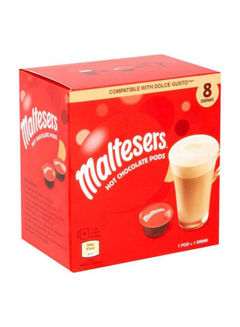 Maltesers Hot Chocolate Compatible Dolce Gusto Pods, 8 Capsules Chocolate 100g