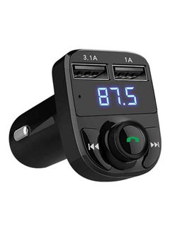 Earldom 2-In-1 Dual Port Car Charger With FM Transmitter