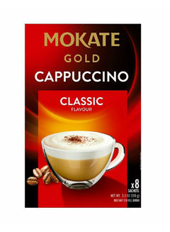 MOKATE Gold Cappuccino Classic 100g Pack of 8