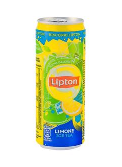 Lipton Lemon Flavored Ice Tea Can 330ml Single