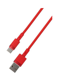 Joyroom Silicone Type-C Cable, 1.2meter Red