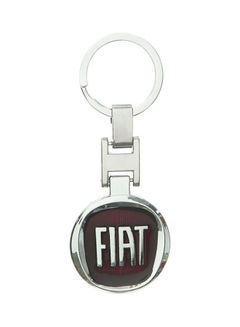 Generic Medal-plated keys nickel-sided emblem of Fiat