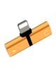 Generic Lightning Splitter Adapter For Apple iPhone Gold