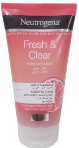 Neutrogena Fresh And Clear Daily Exfoliator With Pink Grapefruit 150ml