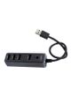 Earldom 4 Port USB Hub Black