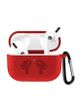 Generic Silicone Wireless Charging Case Cover For Earbuds Red
