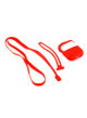 Generic Case With Strap Set For Apple AirPods Red
